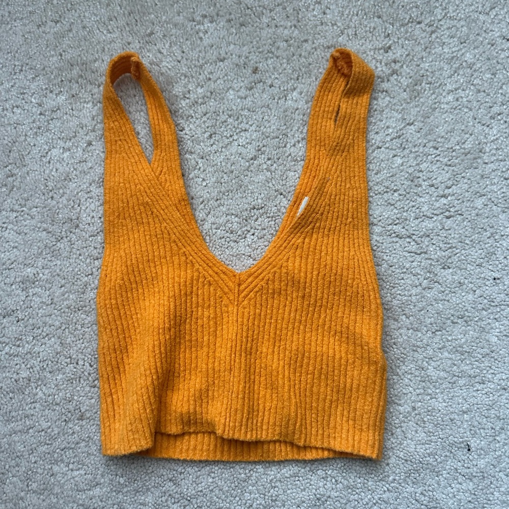 Urban outfitters orange knit top